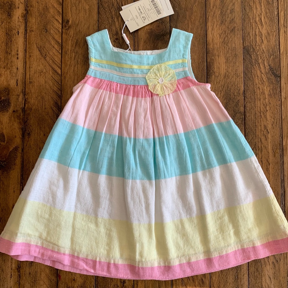 Pastel Linen dress.